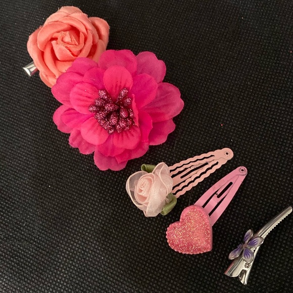 Misc Hair Clips/ Barrettes & hair bands- set of 26+ - Picture 10 of 12